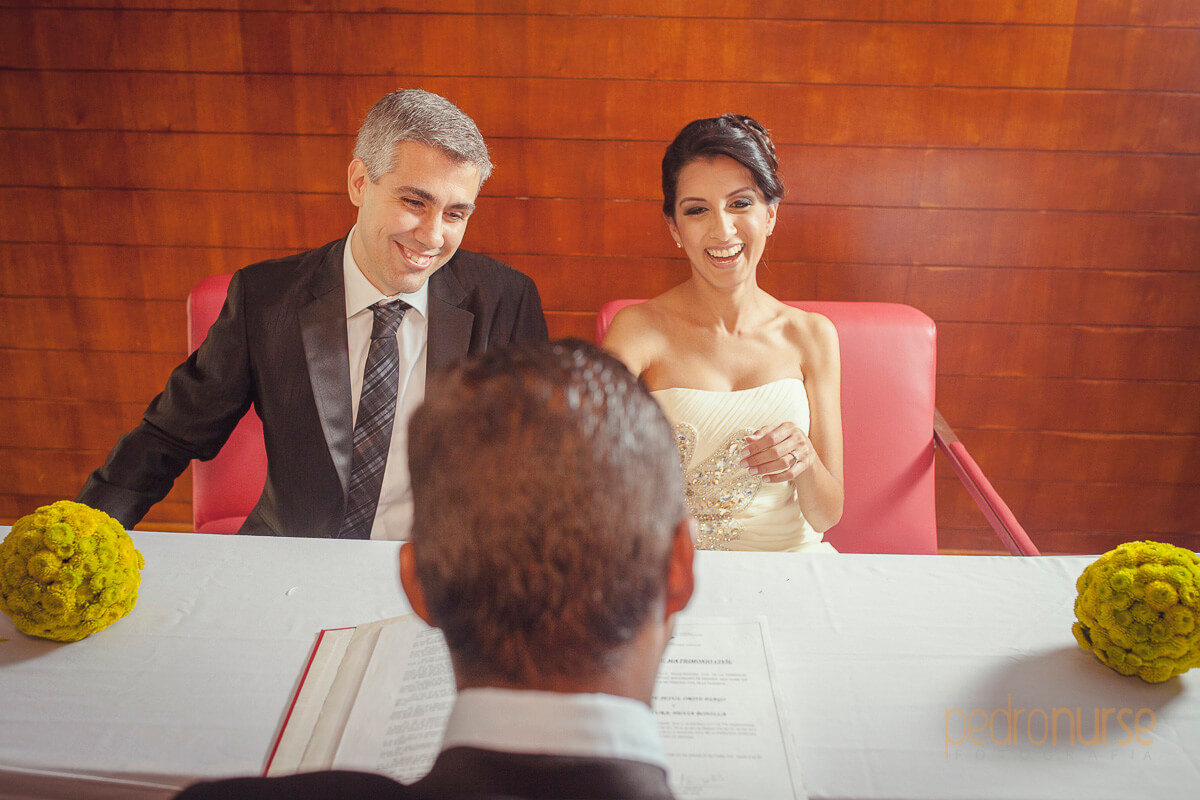 fotos de novio novia boda civil hotel pestana caracas