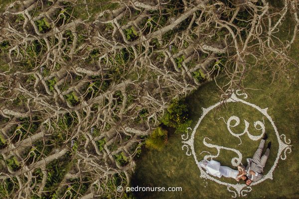 fotografo de bodas en galipan hacienda vieja con drone